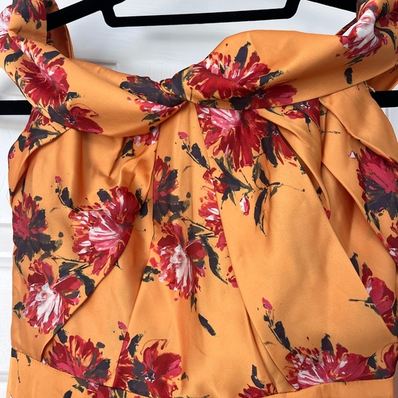THEIA Rylee Floral Off Shoulder Dress - Picture 6 of 10